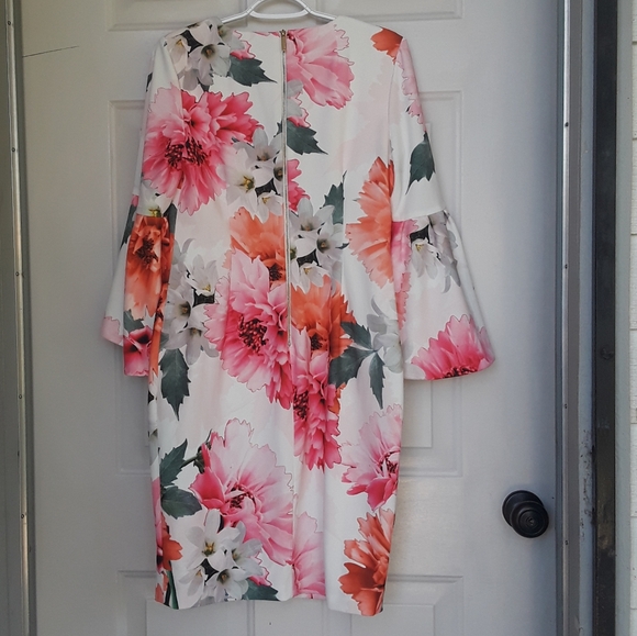 Calvin Klein Floral Sheath Dress - Picture 2 of 4
